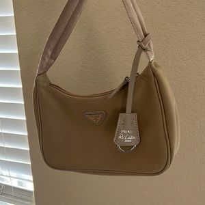 Prada Nylon Re-edition 2000 Tan